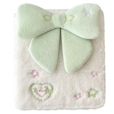 마르벨라 아이돌 6공 포토카드 리본 정리 앨범, 화이트그린, 20매