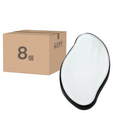 磨腳石 玻璃磨腳器,8個裝 磨腳皮 去角質 修腳皮 護足 美足神器, 4個, 60g, 2組