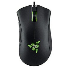 RAZER 雷蛇 DeathAdder Essential 煉獄蝰蛇滑鼠, 6400 DPI 光學傳感器, 5個可編程按鈕, RZ01-0385, 黑色