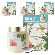 plu 香氛砂糖身體磨砂膏 花香麝香, 500g, 4個