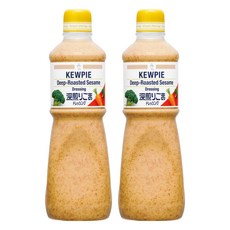 큐피 딥 로스티드 참깨 드레싱, 1L, 2개