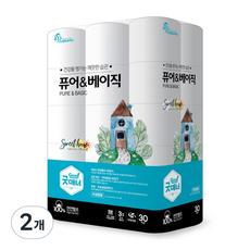 Good manner Pure&Basic天然紙漿3層衛生紙 20m, 30件, 2個