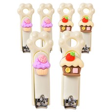 指甲剪 腳掌造型 美甲工具, 6個, 米色