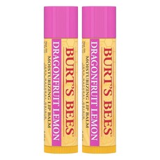 BURT'S BEES 台灣公司貨 護唇膏, 4.25g, 2支, 火龍果檸檬