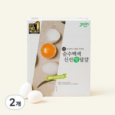 조인 백색 중란, 20구, 2개