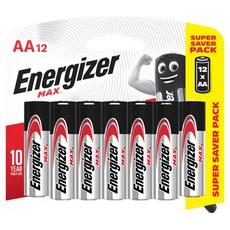 Energizer 勁量 鹼性3號電池 超值裝, 12顆, 1組