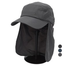 LECAF 男士防曬帽 LE4C107GRY, 灰色