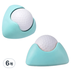 Khohimo 腳底按摩滾輪 身體指壓球 7 x 7 x 4.5 cm 4W341, 6個, 薄荷綠