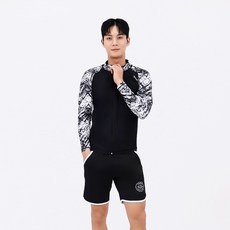 aquatica 男士拉鍊防磨衣上下裝套裝 only one AQAMAN-海灘褲