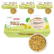 Farm to Baby 孩童室溫輔食粥, 蘋果口味, 110g, 4入