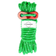 씨티컴퍼니 4M 야광 캠핑 고정 로프, 그린