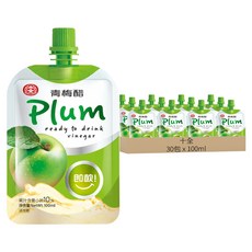 十全 青梅醋飲料, 100ml, 30包