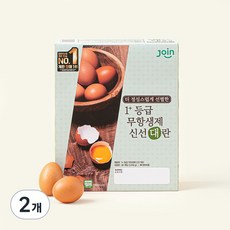 조인 무항생제 인증 1+등급 신선 대란 1040g, 20구, 2개