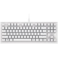 CHERRY 機械式有線無數字鍵盤, 白色, MX 1.1 TKL (紅軸), 紅軸