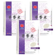 三好米 契約栽培芋香米, 甜芋芳香，香味濃郁，粒粒精選，飽滿透亮，口感絲彈富有嚼勁, 2.5kg, 3包, 未分級