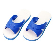 經典藍白童H拖 3段 83011