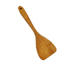 ezHome 家庭生活的達人 原木鍋鏟, 天然原木材質, 約28x8x1.4公分, 約49公克, 越南產, 單色, 1支