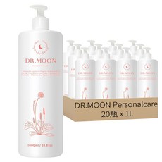 DR.MOON Personalcare 乳酸菌女性私密處清洗液, 1L, 20瓶