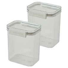 한샘 클리어 푸드컨테이너 1.3L, 2개, 단품