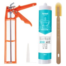 Tamsaa 浴室用防霉矽利康+矽利康槍+刮刀套組