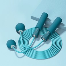 Geomina 室內跳繩 球 + 繩子套組, 1套, 藍色