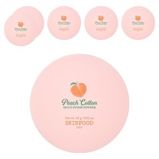 스킨푸드 피치뽀송 멀티 피니시 파우더 15g, 6개