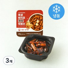 쿡생 렌지큐 짜장떡볶이 (냉동), 335g, 3개