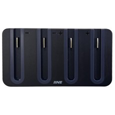 IINE 良值 Switch2用手把4充底座, 1個, 黑色, L1102