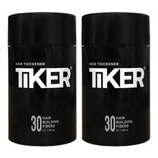 TIKER 護髮纖維粉 30g, Dark Brown, 2罐