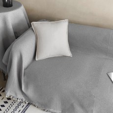 Hoom禾慕生活 編織沙發布, 80*300公分, 亞麻牛奶, 300 x 180cm, 芝麻牛奶, 1個