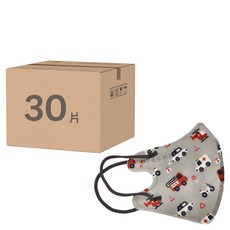 COMFIZ 康菲 幼幼3D醫療口罩 10.6 x 9.9cm 兒童 1~3歲, 我們的英雄, 30片, 1盒