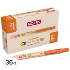 MORRIS 水果香味圓頭彩色螢光筆, 橘色, 36個