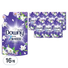 Downy 強效除臭衣物柔軟精補充包 白茶&百合香, 700ml, 16包