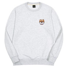 옥스타 남녀공용 시바 자수패치 특양면 맨투맨 9SSP007