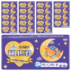 스너글스 허니드림 팬티형 기저귀 남녀공용, 대형(L), 640매