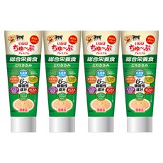 이나바 강아지 프리미엄 완츄브 간식 DS-54, 닭가슴살, 80g, 4개