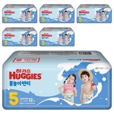 HUGGIES 好奇 游泳用防水褲型尿布, 第5階段, 72片