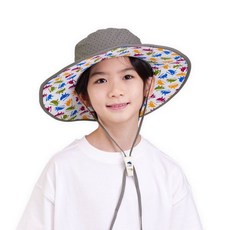 SUN GLADE 兒童款抗UV寬邊鋼圈帽簷+口哨露營帽