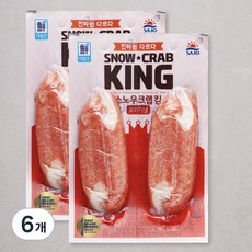 대림선 스노우 크랩킹 오리지널맛, 140g, 6개
