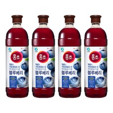 홍초 블루베리, 1.5L, 4개