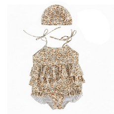 愛北鼻 ins女童泳衣