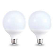 cityo LED PC球型燈泡 12W, 白光, 2入