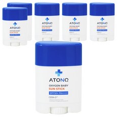 ATONO2 氧氣孩童防曬棒 SPF50+ PA++++, 20g, 6條