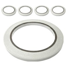 CLEAN 克林 ELItape易利貼 薄型手撕雙面膠帶 20Y x 6mm, 5個, 白色