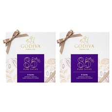 고디바 까레 어쏘트먼트 다크 초콜릿 85% 9p, 2개, 45g
