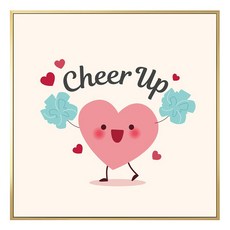BOLUO GALLERY 菠蘿選畫所 Cheer Up 掛畫, 金色
