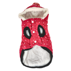 SassyDog 點點針織外套, 桃紅, 1件