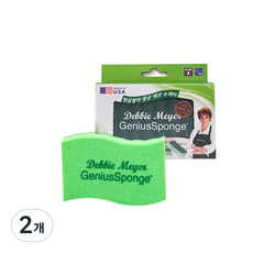 Debbie Meyer Genius 海綿菜瓜布 綠色, 1入, 2個