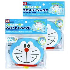 LEC 造型濕紙巾蓋 可重複使用, 小叮噹, 2個