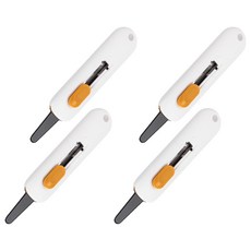 델리 잡기편한 오토락 톱날컷터 TD700, 화이트, 4개